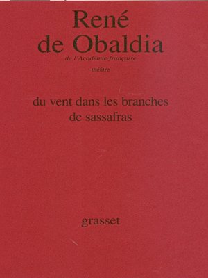 cover image of Du vent dans les branches de Sassafras